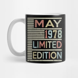 42nd Birthday Gift May 1978 42 Years Old Mug